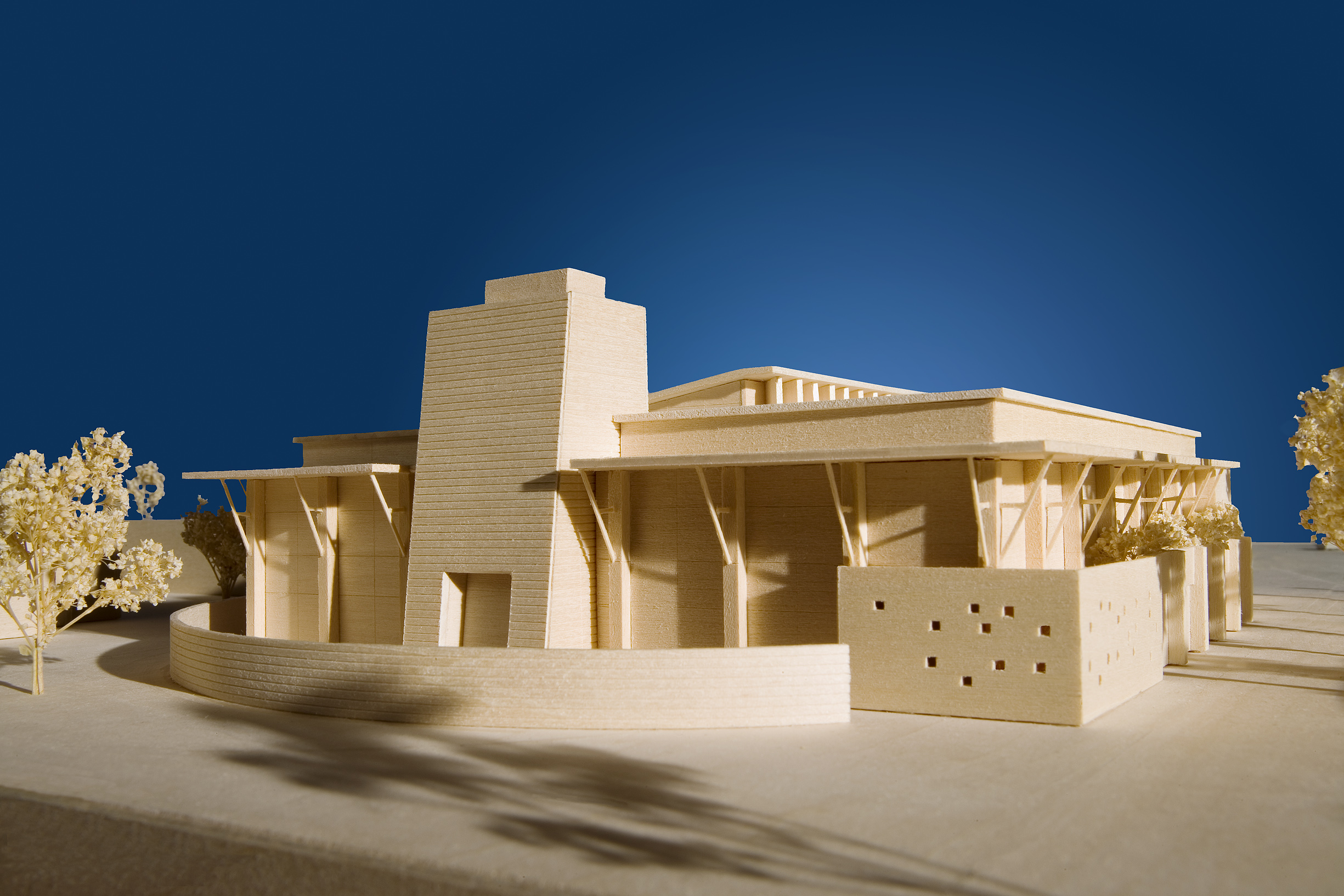 WALNUT CREEK LIBRARY SCALE MODEL